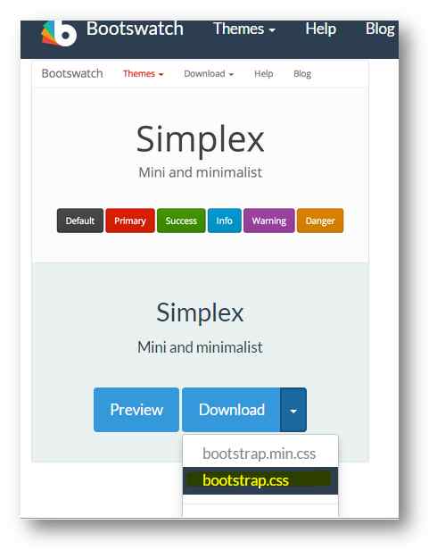 Simplex theme